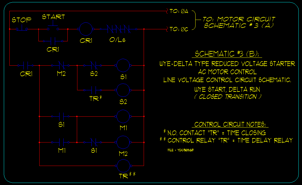 Wye / Delta Motor Starting Schematics - ECN Electrical Forums