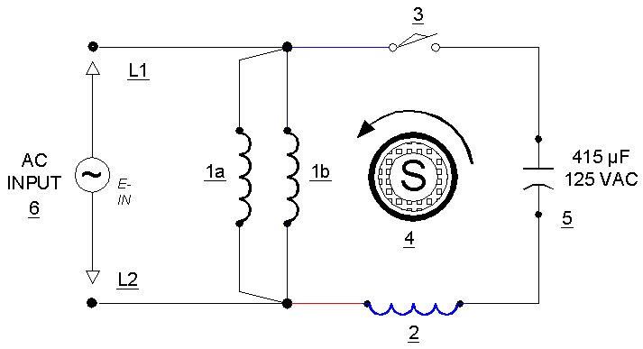 6 Lead Single Phase Motor Wiring Diagram With Capacitor from www.electrical-contractor.net